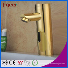 Fyeer Luxury Gold Plated Automatic Cold Only Sensor Tap (QH0106G)